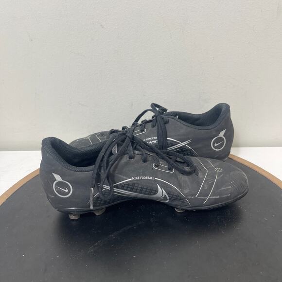 Nike Mercurial Vapor 15 Academy Soccer Cleats Youth US 4.5Y Black White FG - Picture 7 of 13